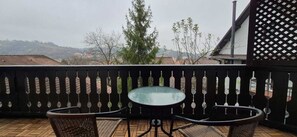 Deluxe Double Room, Balcony, Mountain View | Balcony view - Classic Inn By Radacini (Brasov)