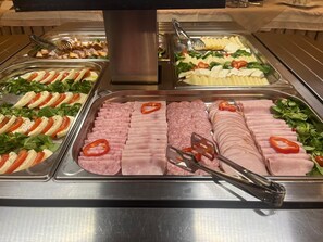 Kontinental frokost er inkludert hver dag