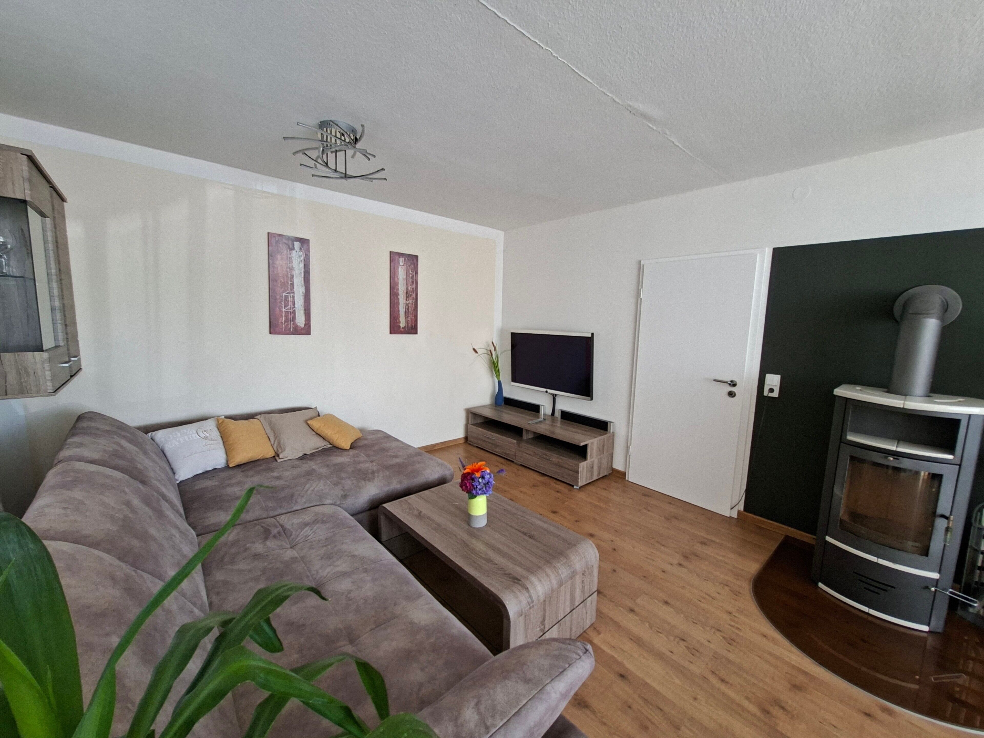 TV, fireplace, DVD player