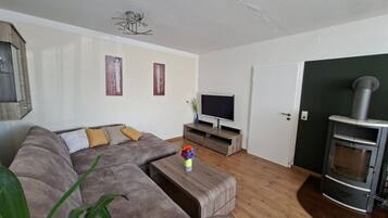 TV, fireplace, DVD player