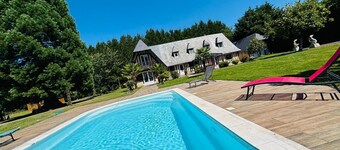 Villa 'Maison Normandy' with Shared Pool, Wi-Fi and Air Conditioning