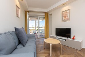 Apartment | Living area - Rental in Rome Aurelia Sunset Penthouse (Rome)