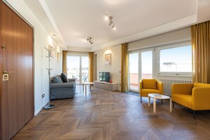 Apartment | Living area - Rental in Rome Aurelia Sunset Penthouse (Rome)