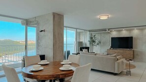 Dining area. - Baía Celeste: Oceanfront with amazing views (Fajardo)