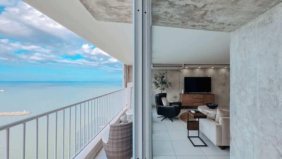 Outdoors for the views and the breeze. Indoors for the comfort and the convenience. Or both for all things. 