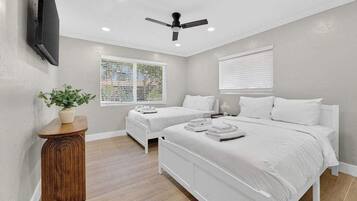 Iron/ironing board, travel cot, WiFi, bed sheets