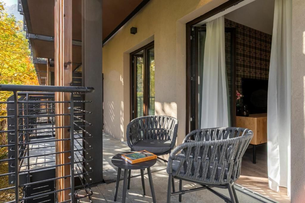 Appartement Duplex Deluxe, vue montagne | Terrasse/Patio