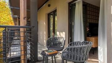 Appartement Duplex Deluxe, vue montagne | Terrasse/Patio