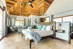 Deluxe Bungalow, 1 King Bed with Sofa bed, Beach View | In-room safe, individually decorated, individually furnished