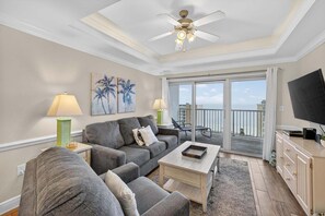 Condo, Multiple Beds (Crystal Tower 906) | Living area - Crystal Tower 906 (Gulf Shores)