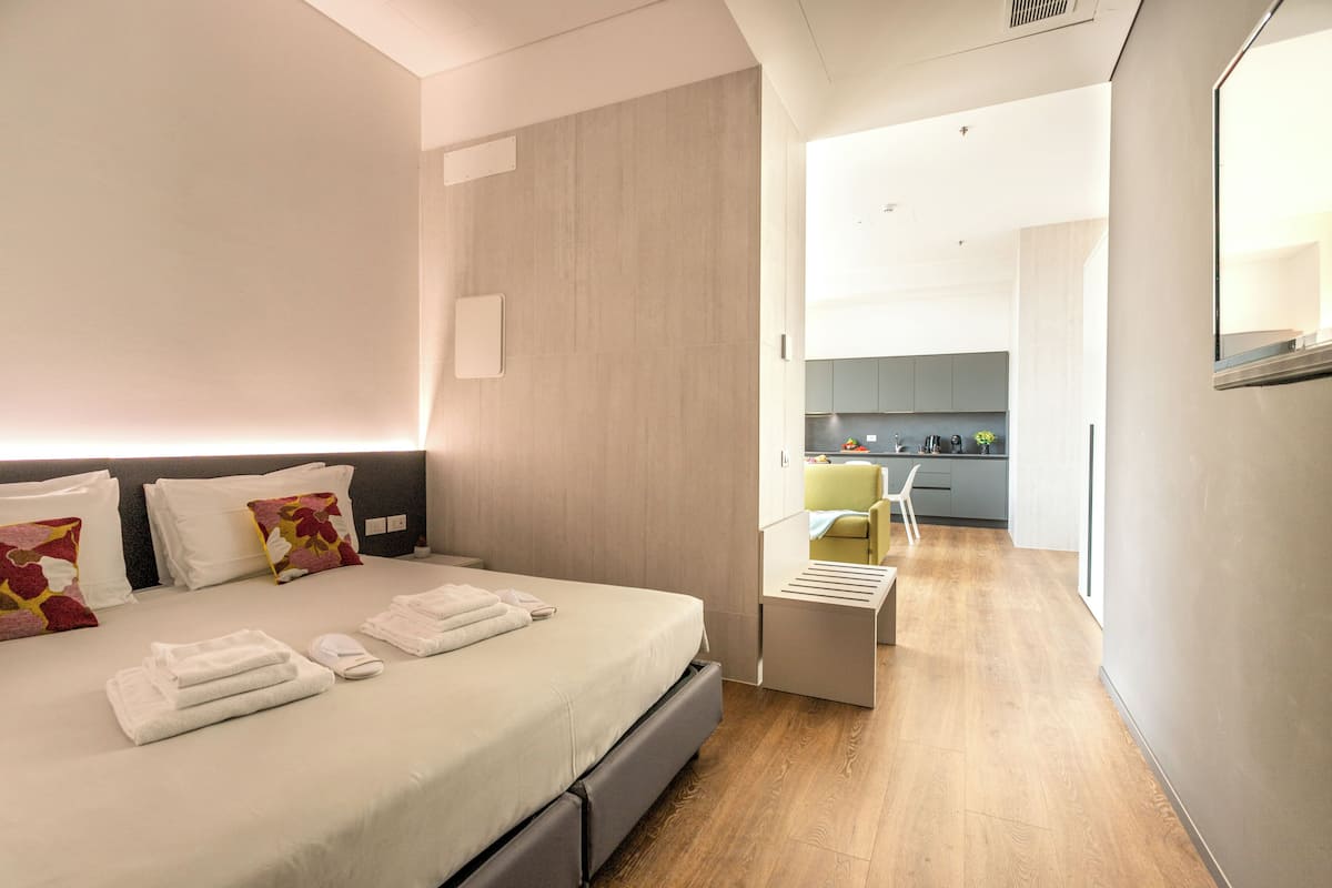 Apartamento luxo, vista para a cidade