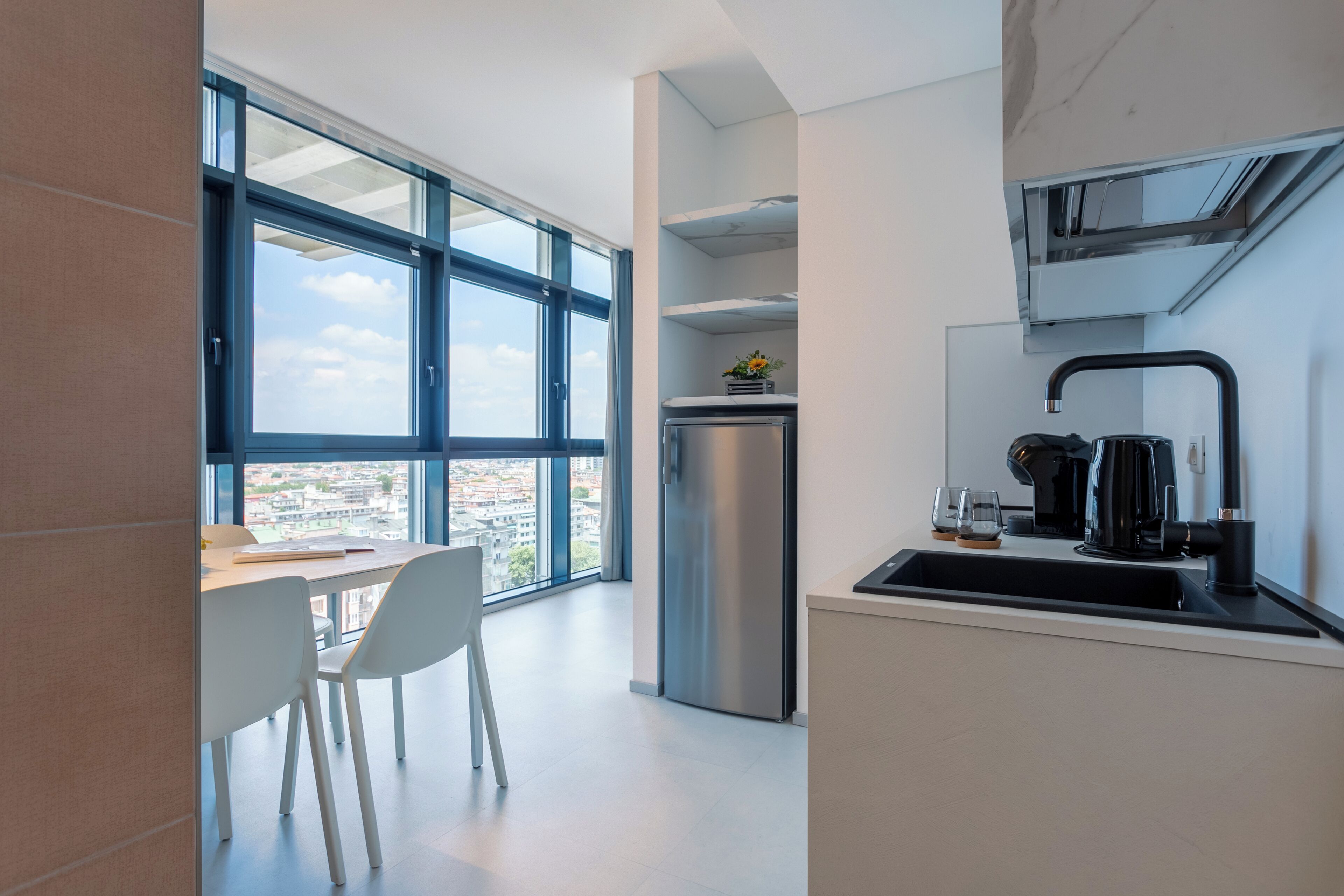 Apartamento luxo, vista para a cidade | Cozinha privada