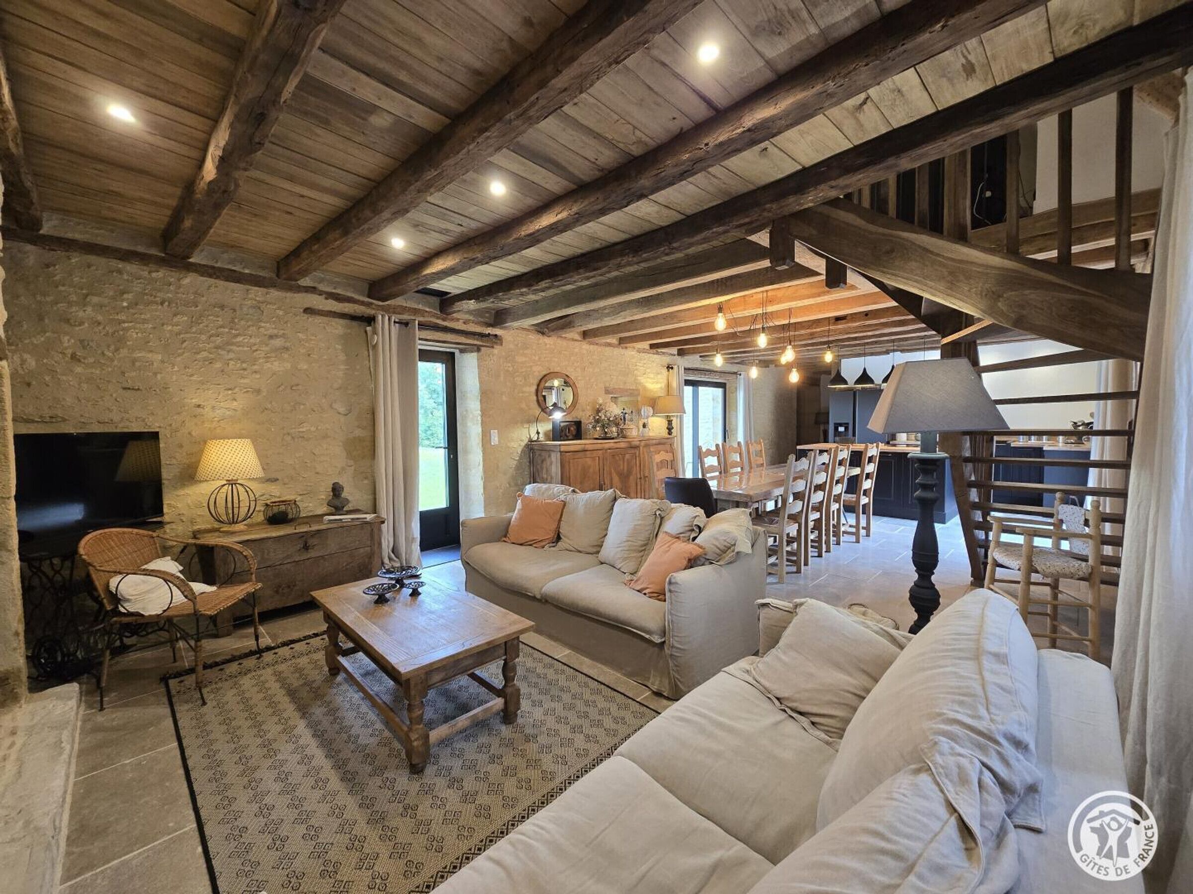 TV, fireplace, table tennis