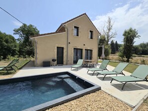Pool - Charming house with private heated pool in the heart of Périgord Noir (Prats-de-Carlux)