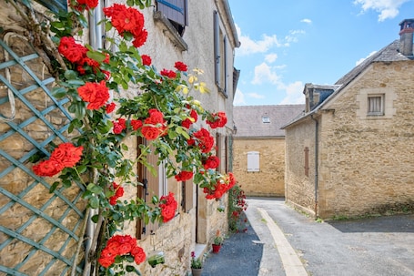 Property grounds. Gite Cantou – Friendly Holiday Home with Shared Heated Pool in the Heart of Périgord Noir