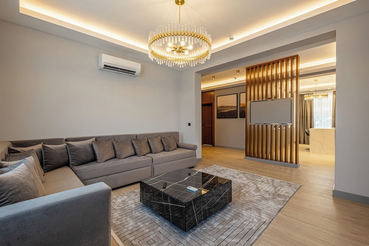 Luxury Suite, Sea View | In-room safe, iron/ironing board, free WiFi