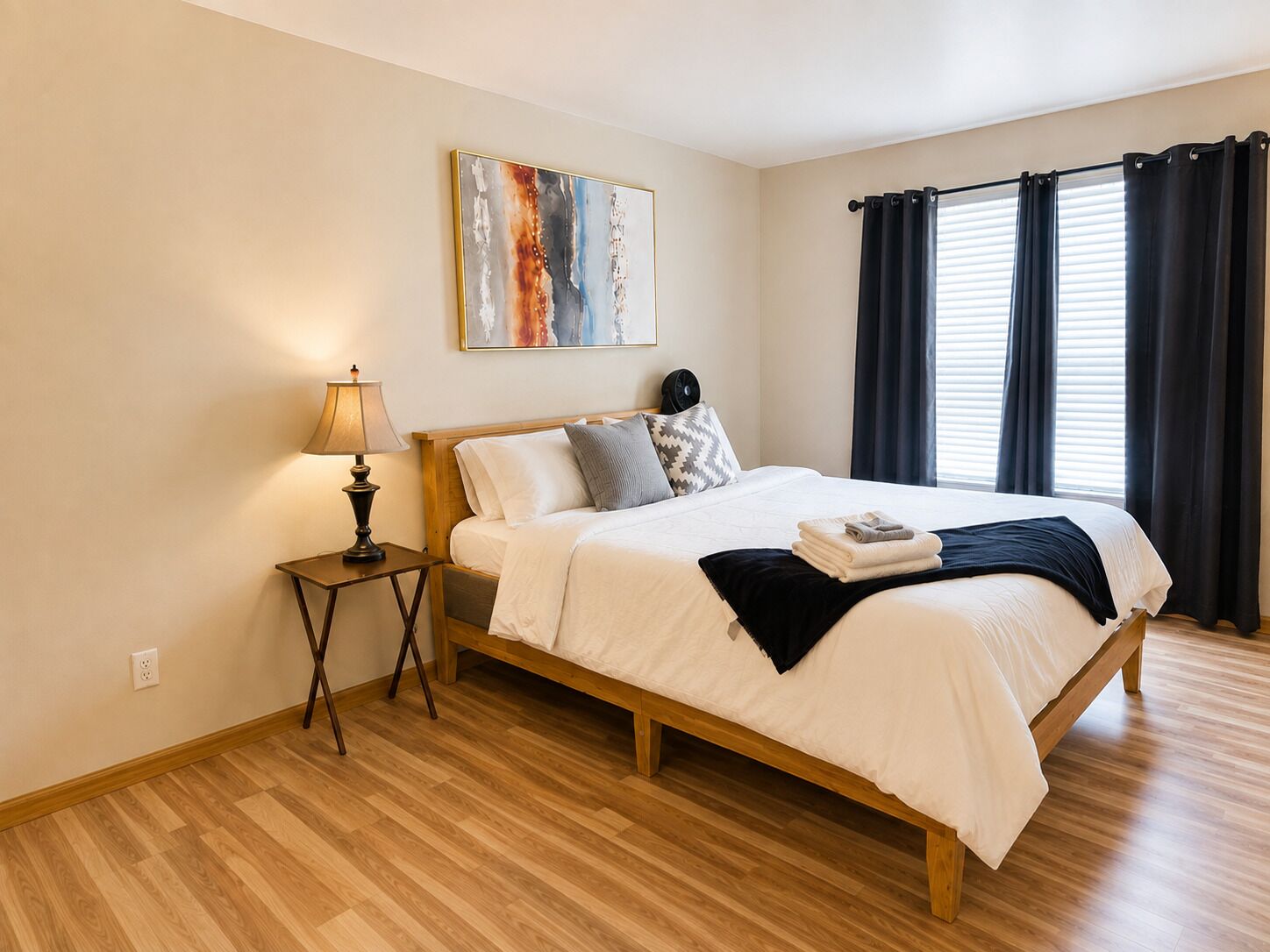 1 bedroom, iron/ironing board, WiFi (free), bed sheets