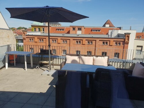 Apartment „Am Hirschgarten“ mit privater Terrasse und WLAN