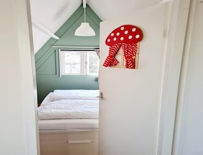 Chalé | 2 quartos, roupa de cama