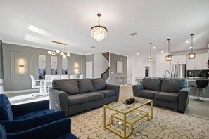 Smart TV, video games - 9BR Resort Villa w/ Pool - 7mi to Disney (Kissimmee)