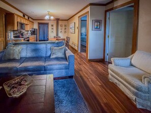TV, fireplace, books - Seagate Guest House w/ Fireplace & BBQ Patio (Coos Bay)