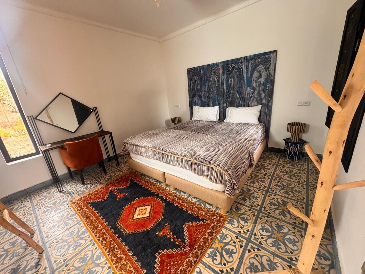 Double Room, Patio, Pool View | Premium bedding