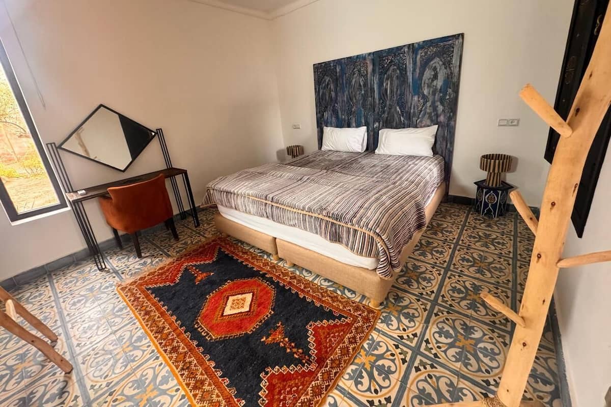 Double Room, Patio, Pool View | Premium bedding