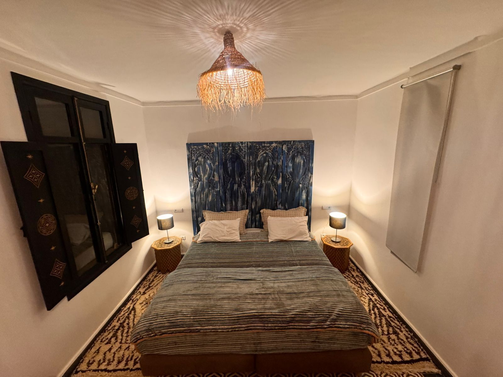 Family Double Room, 1 King Bed, Patio, Pool View | Premium bedding