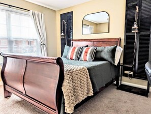 2 dormitorios, tabla de planchar con plancha, wifi y ropa de cama