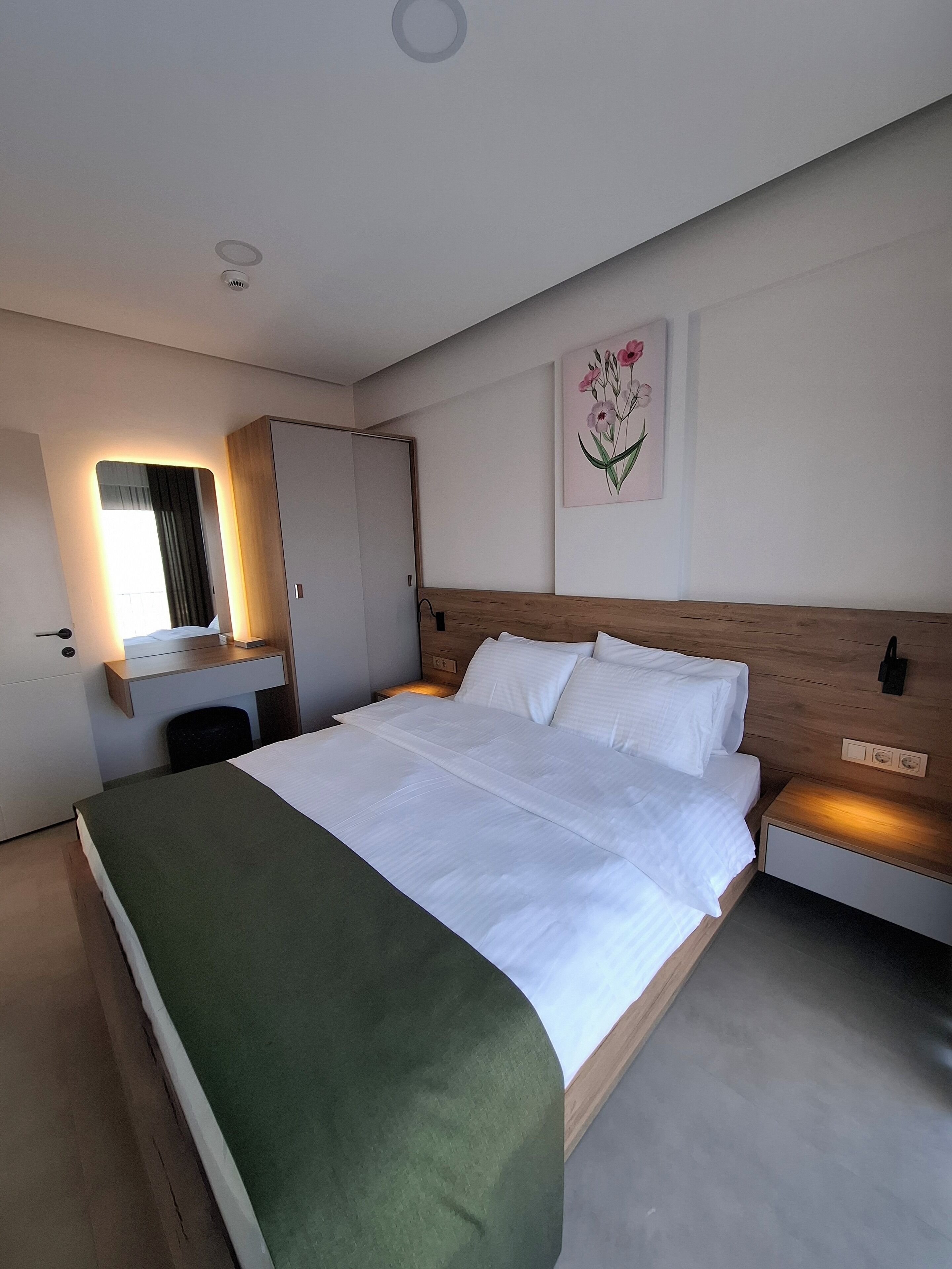 Luxe beddengoed, een minibar, gratis wifi