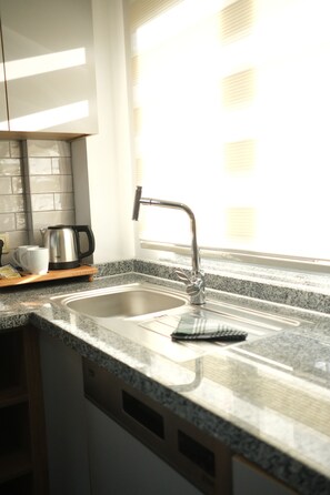 Mini-fridge, microwave, stovetop, dishwasher - TopTepeHome (Tire)