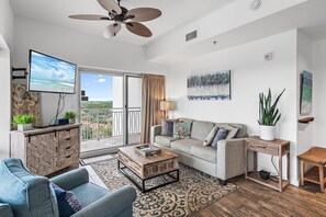 Condo, 1 King Bed with Sofa bed (Luau II 6924) | Living area - Luau II 6924 (Miramar Beach)