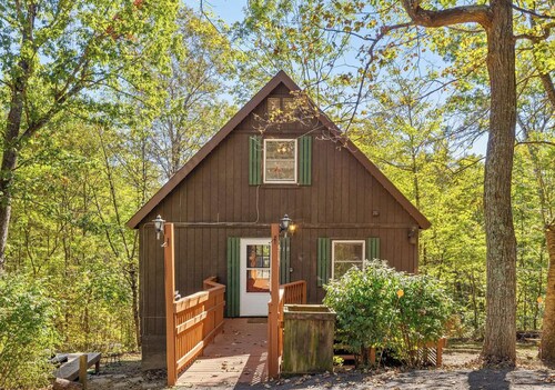 
NEW OWNER SPECIAL! Cozy Mountain Chalet with Fire Pit & Hot Tub