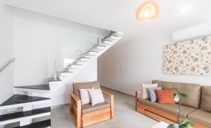 Basic Apartment | Living area | 32-inch Smart TV with digital channels - House 2 Suites in Condo w/ Pool Mnt0058 (Porto Seguro)