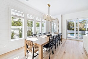 Dining - Coastal Seagrove Beach Home with Private Pool, LSV, and Beach Access (Santa Rosa Beach)