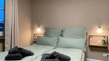 Desk, iron/ironing board, travel crib, free WiFi