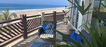 2 Bedroom Ocean Front Condo. 180º ocean views, steps from the beach and pool.