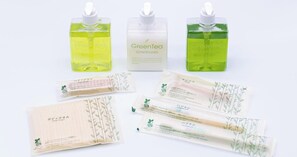 Een haardroger, handdoeken