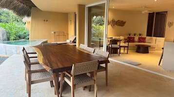 Deluxe Villa, Beach View | Terrace/patio