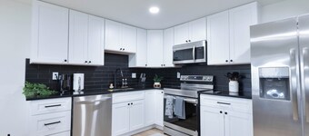 Modern LUXE Retreat w/ Firepit & Private Backyard-  2Bed/1Bath