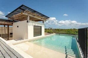 Pool - Luxe Penthouse con Terraza Privada + Fast WiFi (Tulum)