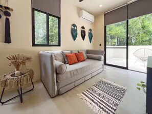 Living area - PH Cálido con Rooftop + Alberca en Tulum Centro (Tulum)