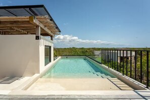 Pool - PH Cálido con Rooftop + Alberca en Tulum Centro (Tulum)