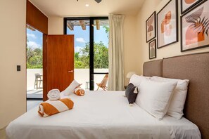Iron/ironing board, bed sheets - Boho Jungle PH con Rooftop & Alberca Compartida (Tulum)