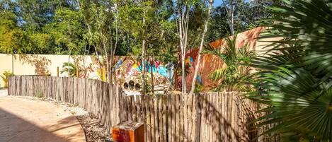 Overnattingsstedets uteområder