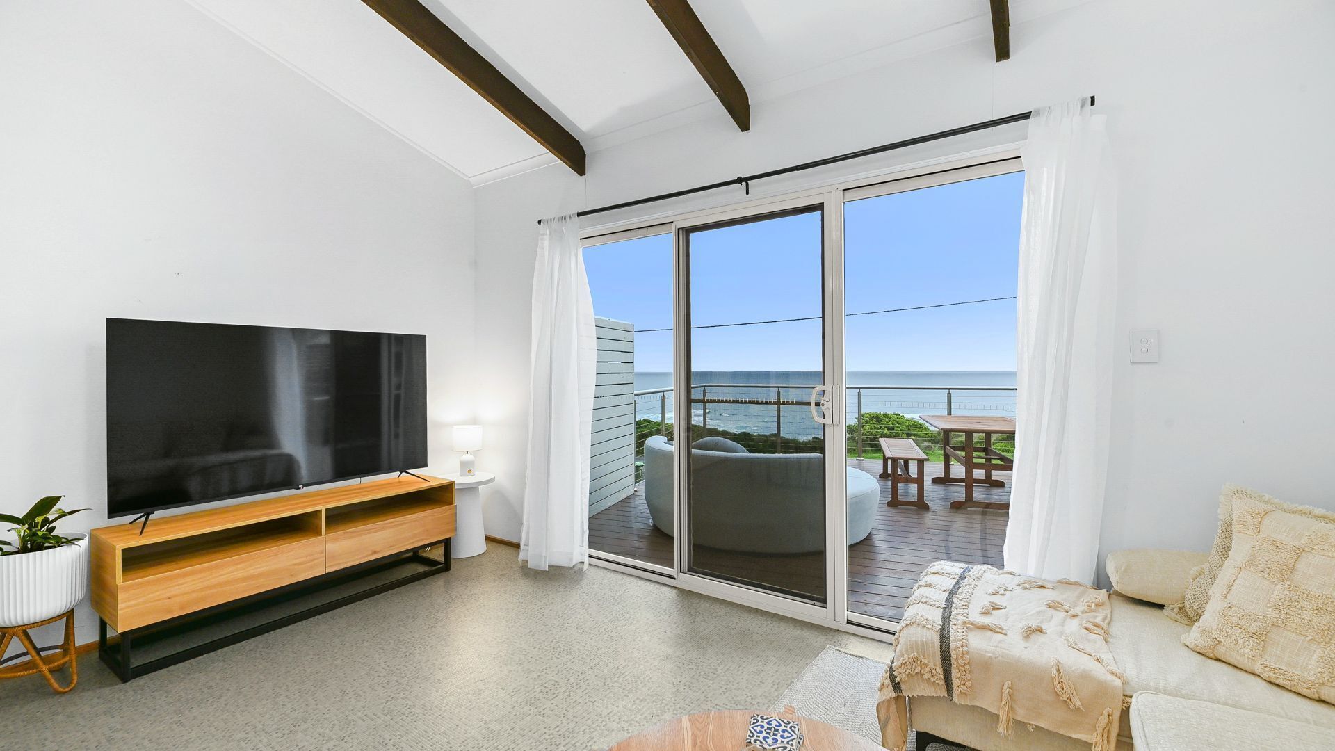 TV, ping pong, books