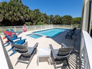 Pool - Beautiful 5 Bedroom with Private Pool and Hot Tub!  Steps from the Beach! (Galveston)