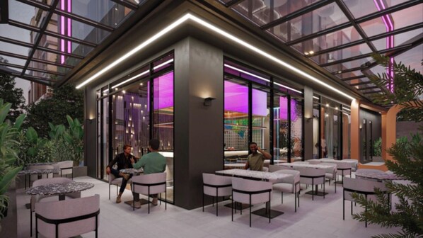 Outdoor dining - Hotel Citio (Medellín)