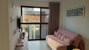 Living area - Cozy Apt Sea View Barra - Nau0810 (Salvador)