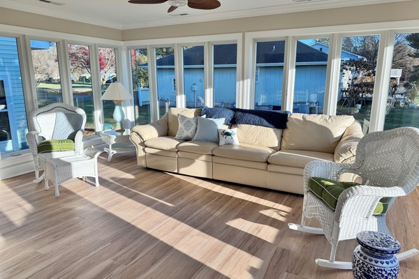 Televisión, chimenea